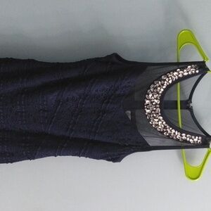 NWT Speechless Navy Lace Dress Size 9